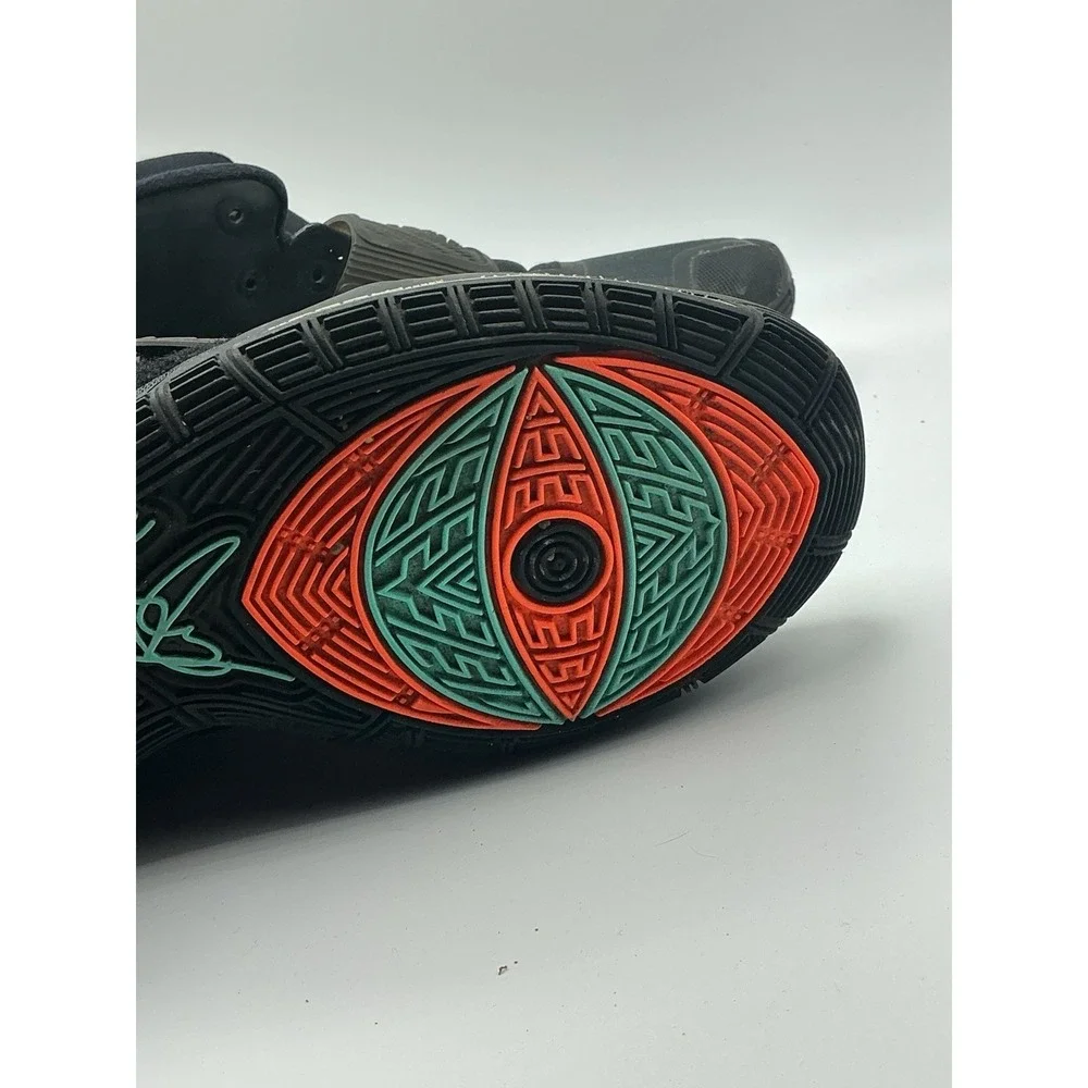 Nike Kyrie 6 VI BQ4630-006 Men's Size 8 Black Multi-Color Basketball Shoes